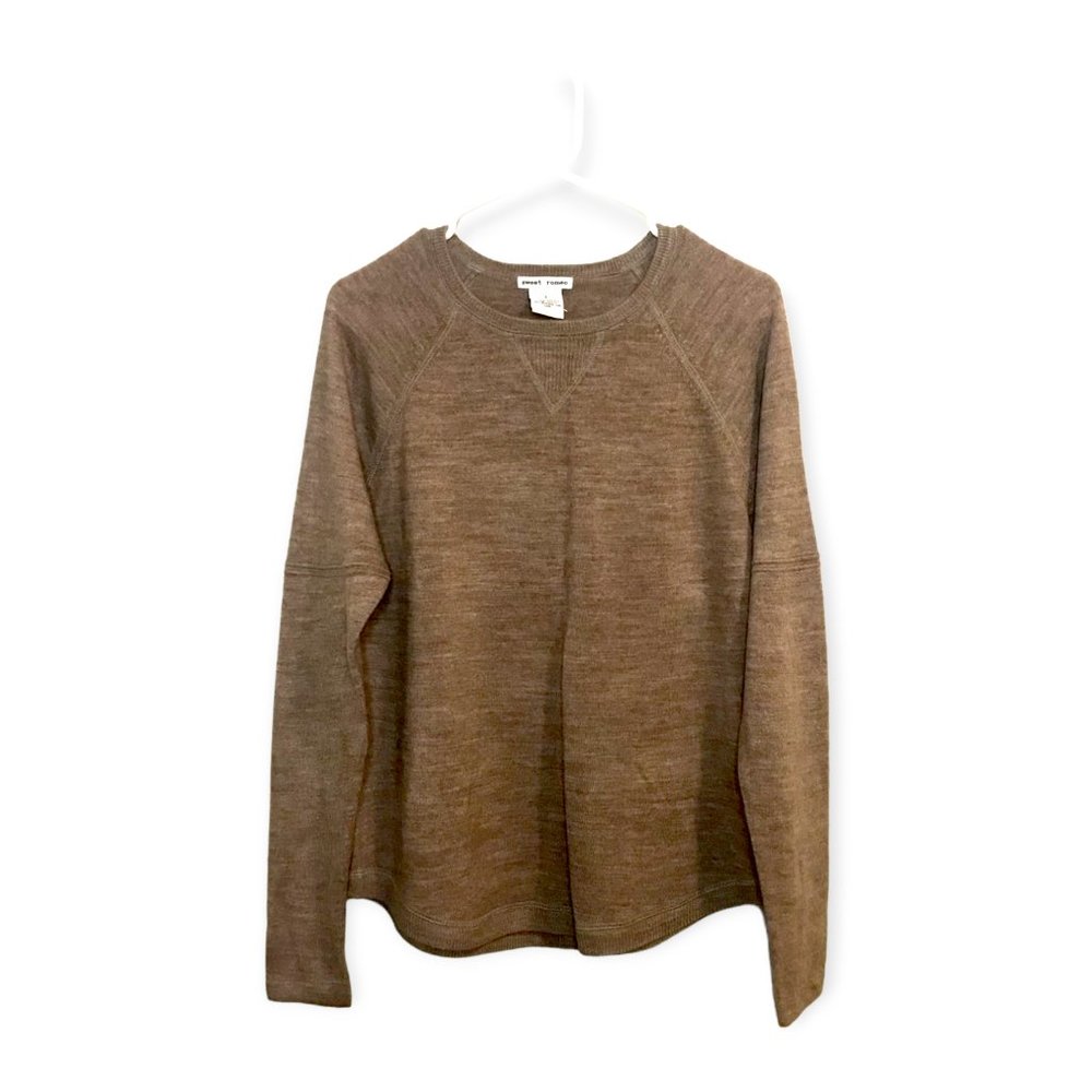 🦔 Brown Sweet Romeo Sweater, Size L